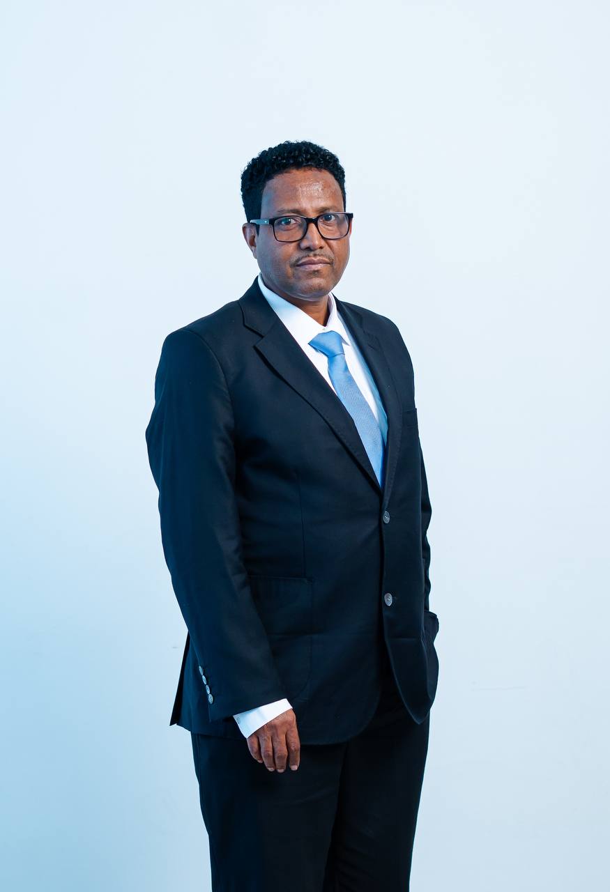 Portrait of Abebaw Zewdie, Board Chairman of Ethio Fidelity Securities